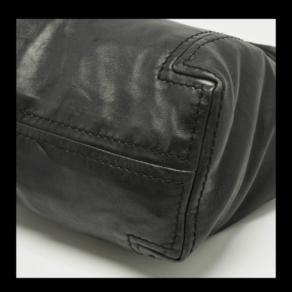 JIMMY CHOO Hobo Bracelet Black Leather Bag - Picture 9 of 16